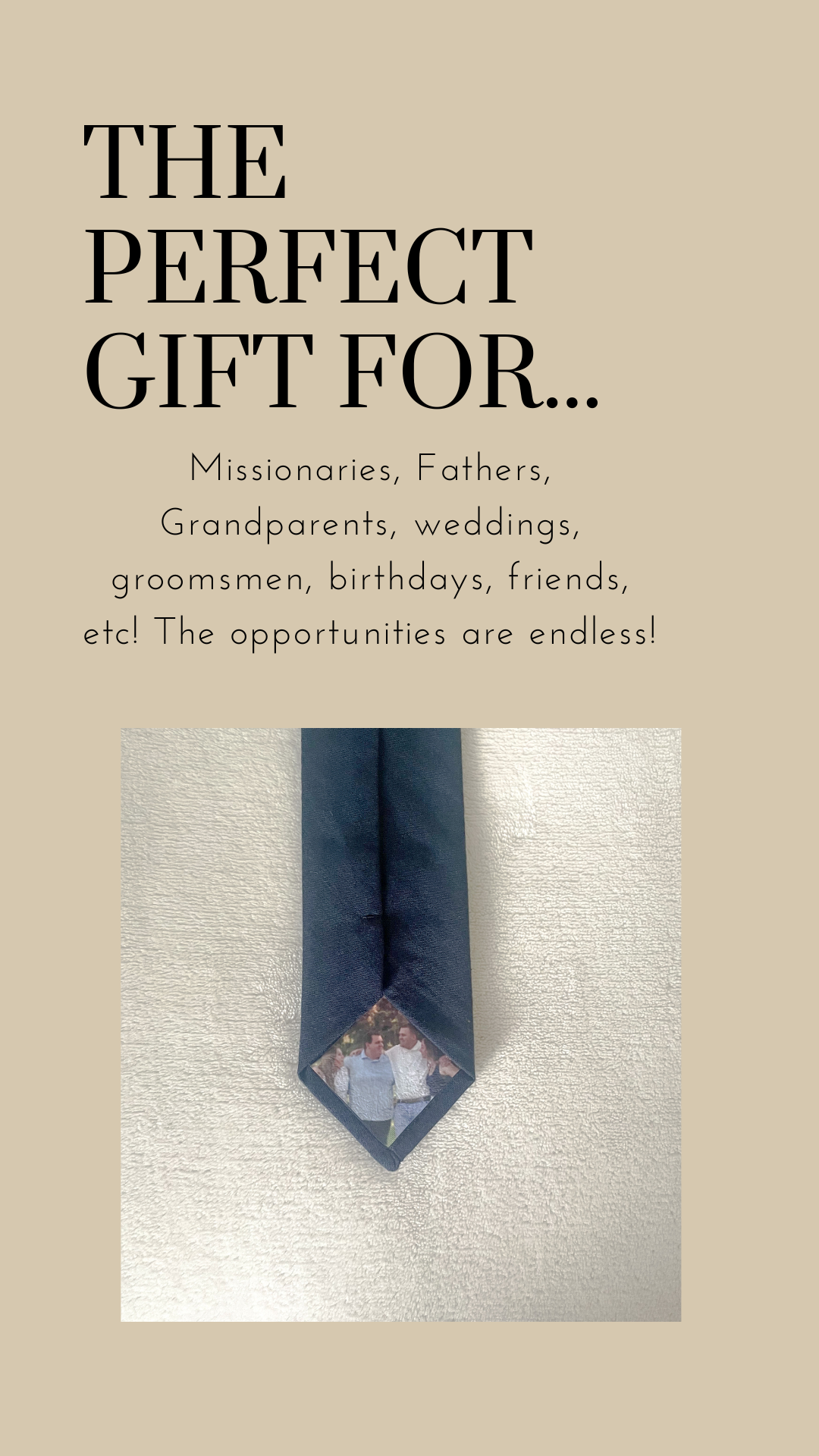 Custom Photo Tie