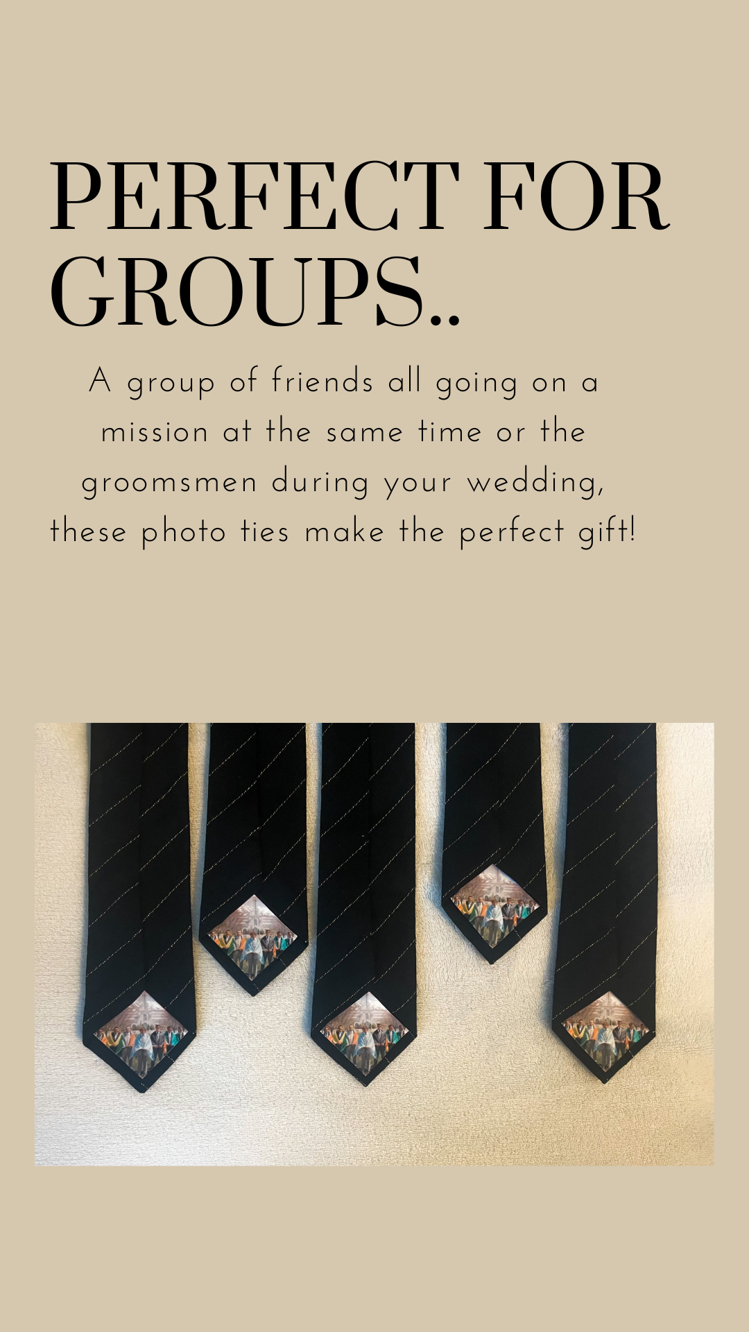 Custom Photo Tie